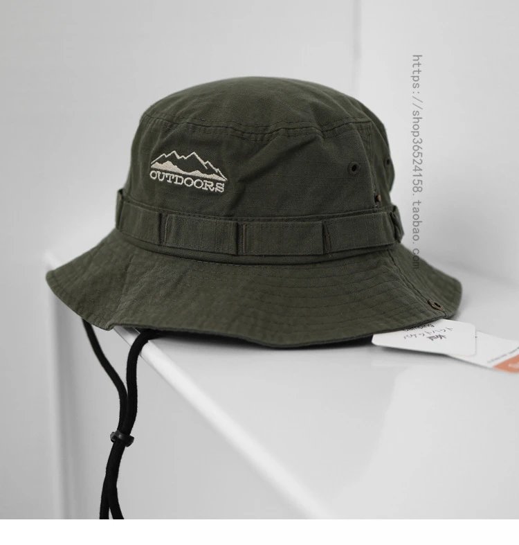 Design Outdoor Brand Bucket Hat Army Green Hats Bucket Hat - 18