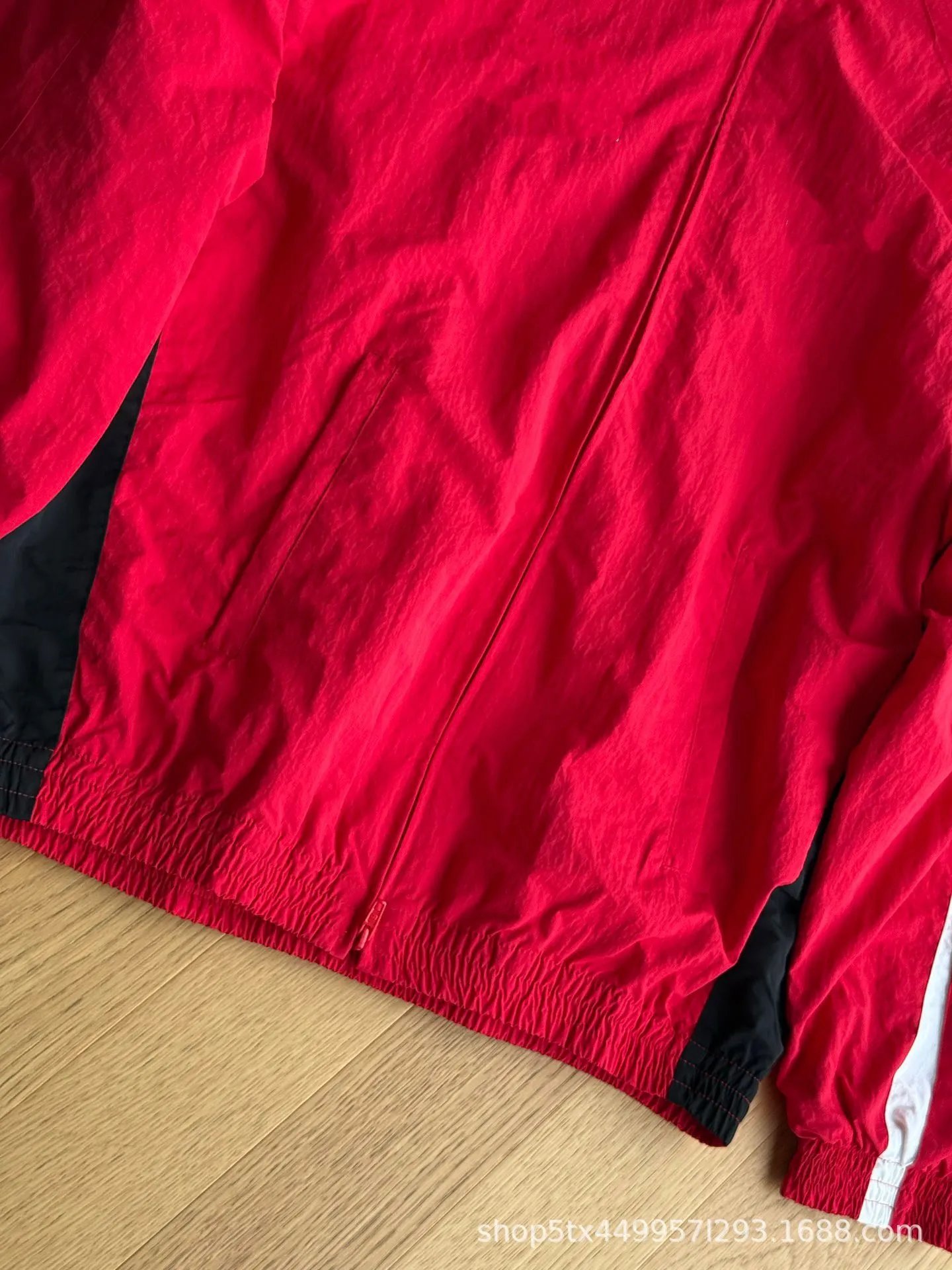 Design Windbreaker Jacket Black Red White Outerwear.windbreaker - 9
