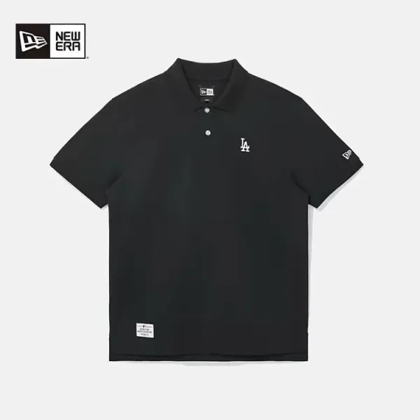 New Era MLB Team Polo Black / Gray / White Polo Tops Polo - 12
