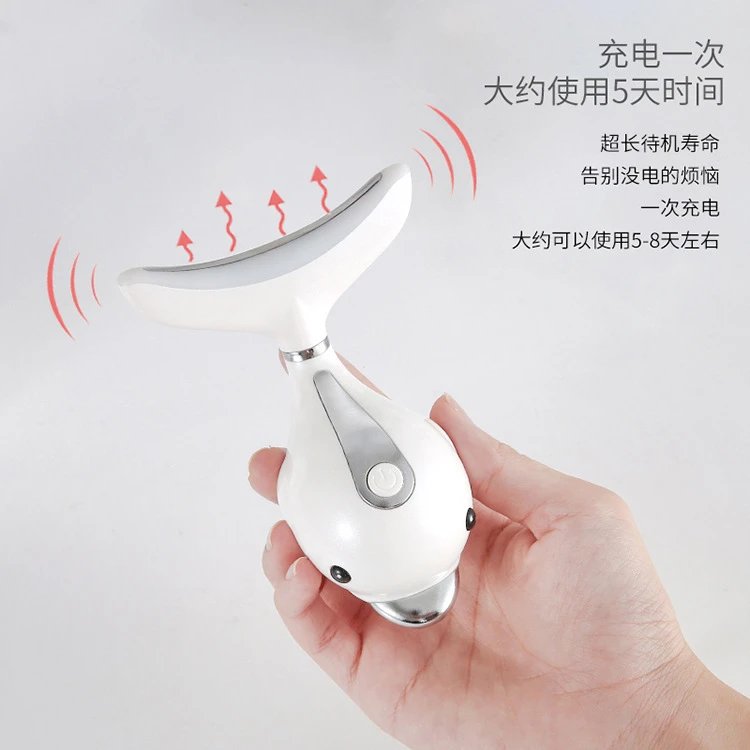 White LED Skin Tightening Device Anti-Wrinkle Facial Massager
