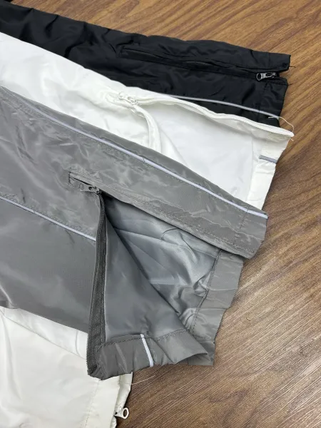 Nike Windrunner Pants Gray / White / Black - 10