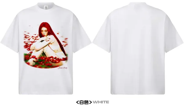 Design Like Jennie Graphic Print Black Oversized T-Shirt - 21