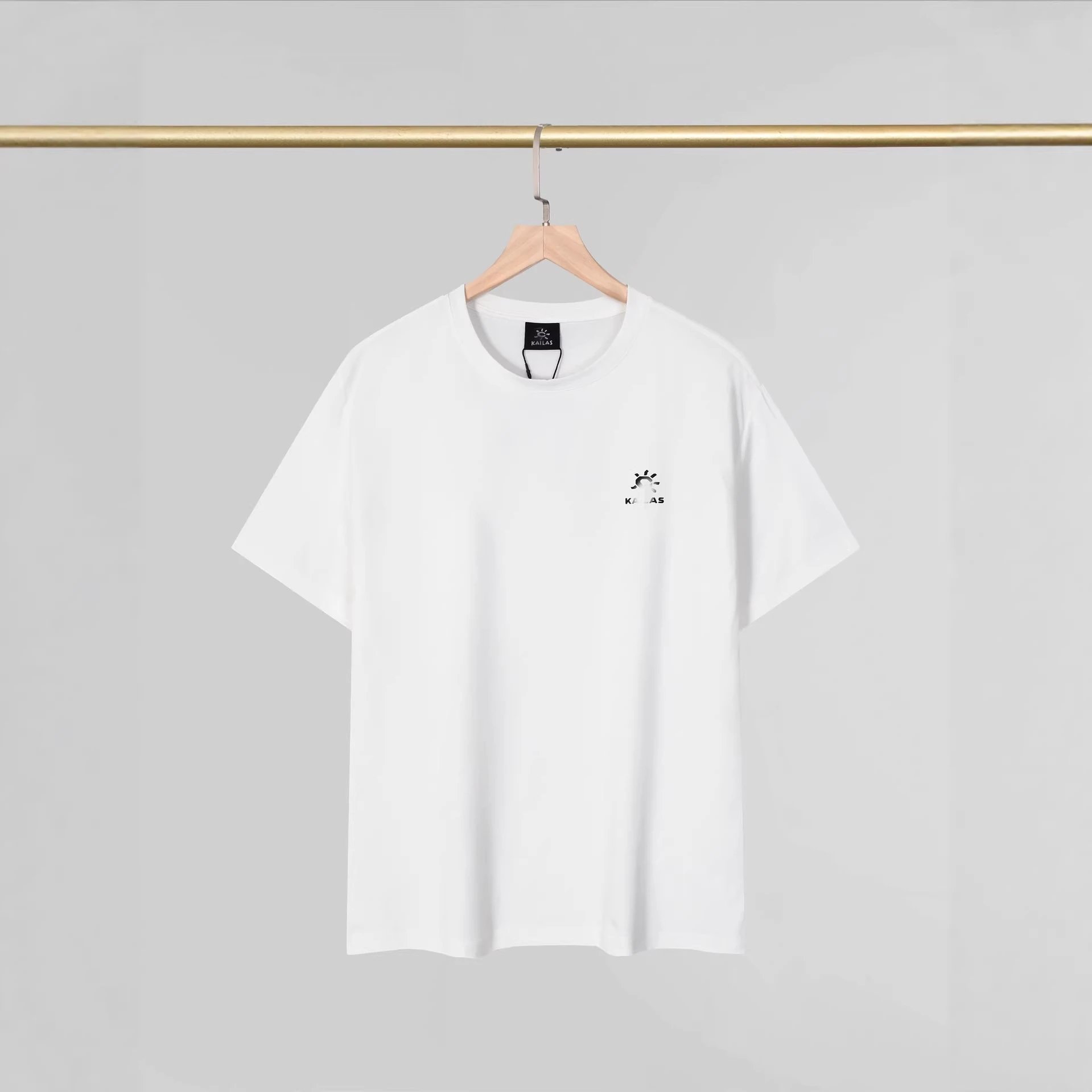 KANAS Classic Fit Black Sage Green White Gray Minimalist T-Shirt