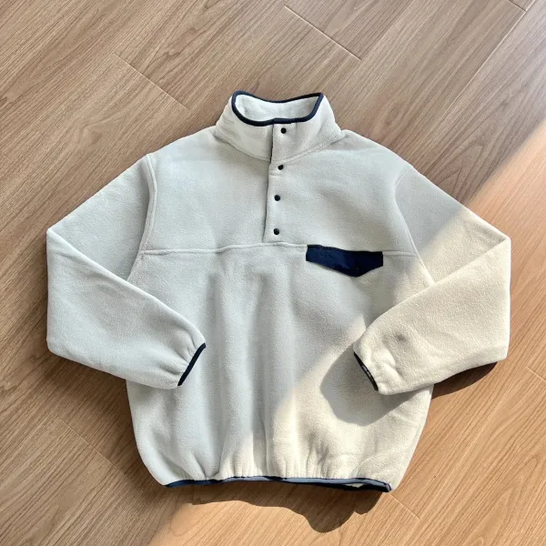 Patagonia Synchilla Snap-T Fleece Pullover Gray Tops - 33
