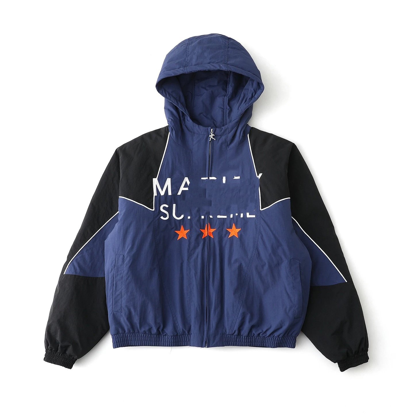 Design MA. SUF Windbreaker Black Jacket Outerwear.windbreaker - 5