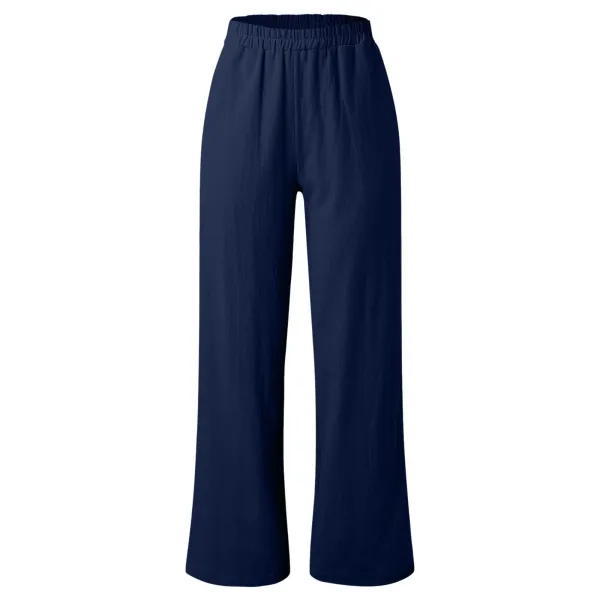 Design Wide-Leg Cropped Pants Red - 51