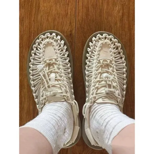 Design Woven Sandal Multicolor Casual Shoes - 10