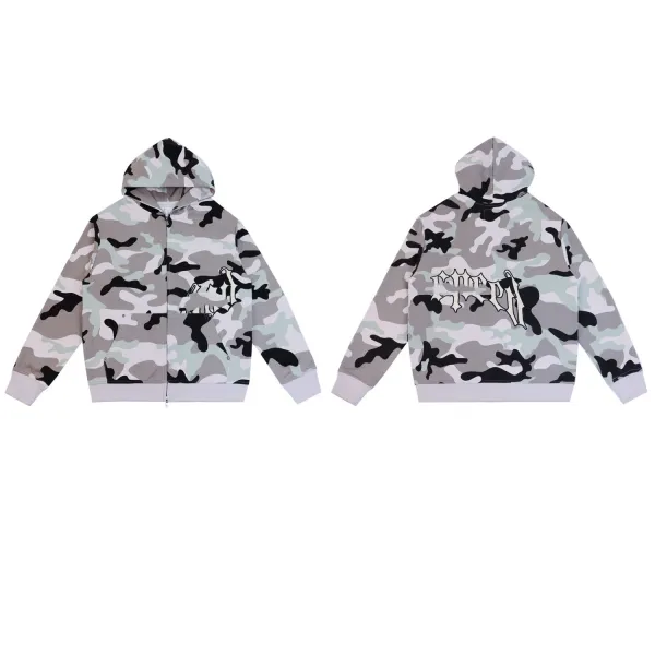 Design Camo Print Graphic Sweatpants Multicolor - 24