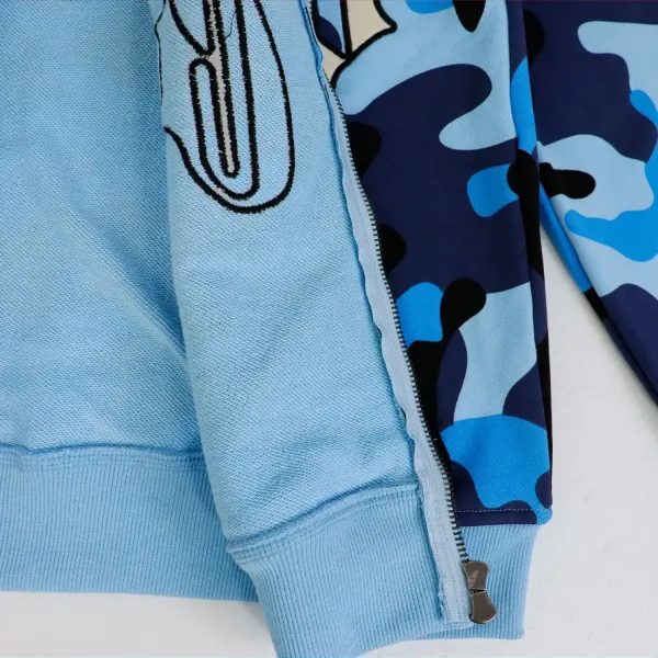 Design Camo Print Graphic Sweatpants Multicolor - 4
