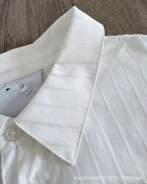 Thom Browne Striped Sleeve Shirt White - 10