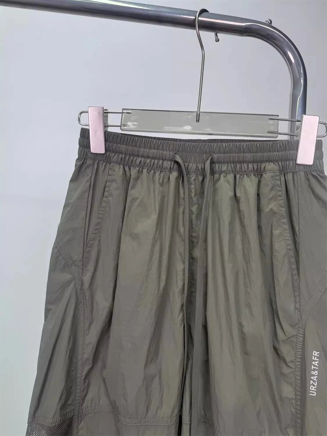 Design Utility Mesh-Panel Wide-Leg Pants Gray - 25