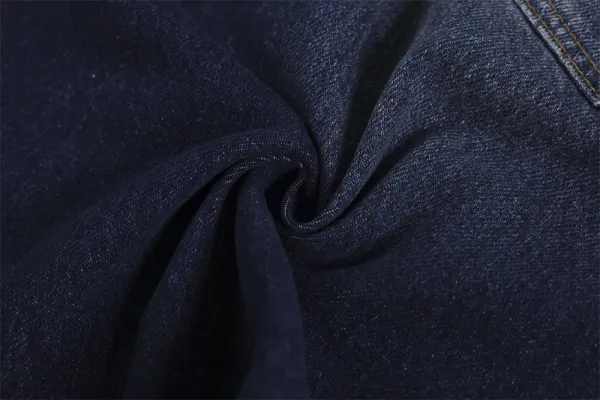 Rhude Denim Shorts Navy with Embroidered Logo - 16