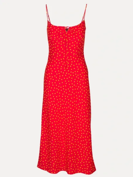 Design Polka Dot Spaghetti Strap Mini Dress Black - 53