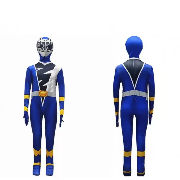 Design Power Rangers Dino Charge Red Ranger Cosplay Suit Red Clothing - 3