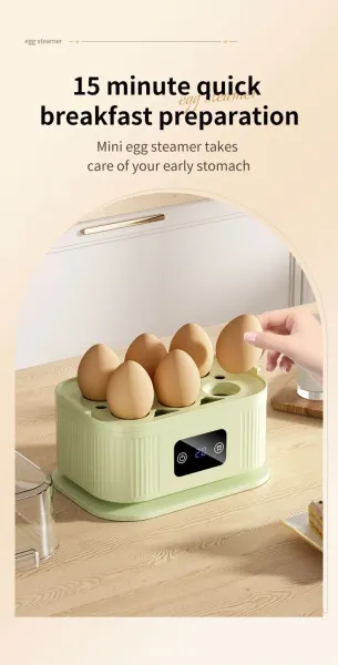 Design Digital Egg Cooker Mint Green Kitchen Appliance Electronics - 7