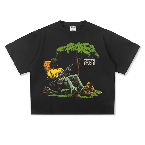 Design Scorpio Wear Graphic Print Black T-Shirt T-Shirts - 1