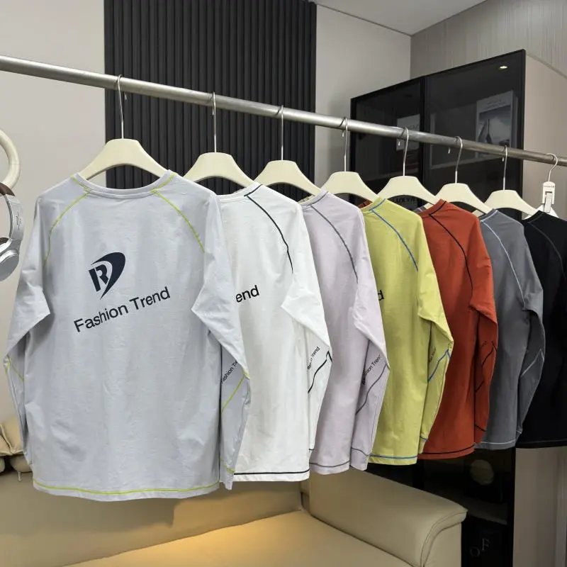 Fashion Trend Short Sleeve T-Shirt White Casual