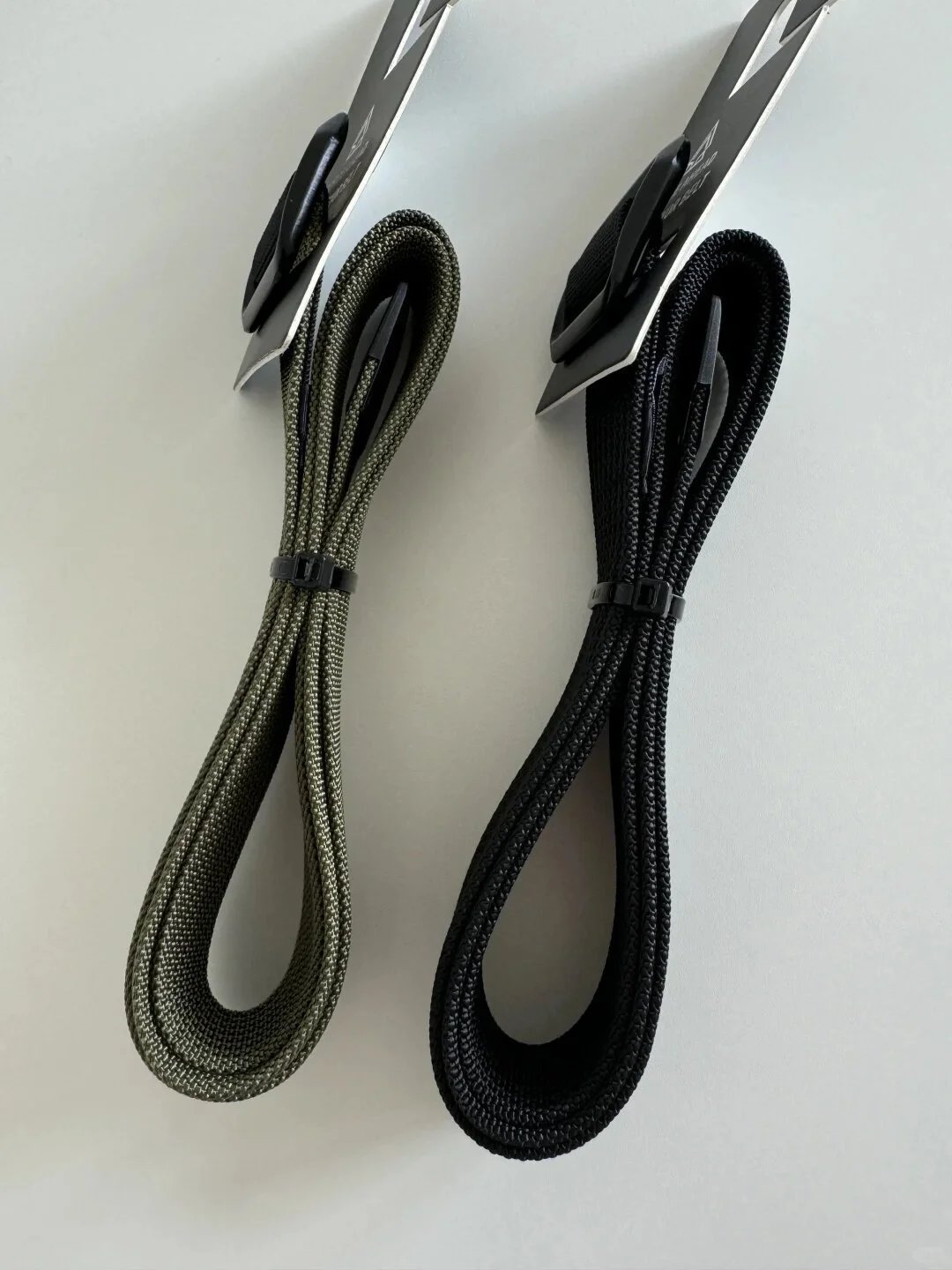 Design Conveyor Belt 38mm Olive Green Canvas Belt - 9