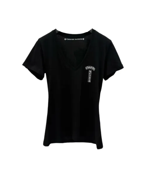 Chrome Hearts V-Neck Tee Black T-Shirt - 1