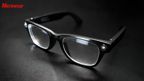 Apple Vision Pro Style Smart Glasses Black Eyewear - 3