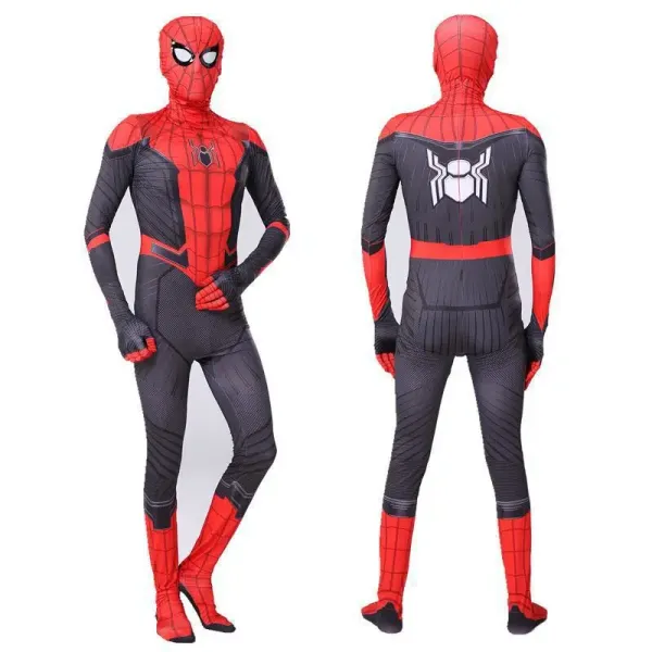 Design Spider-Man Iron Spider Suit Red Full-Body Costume Clothing - 8