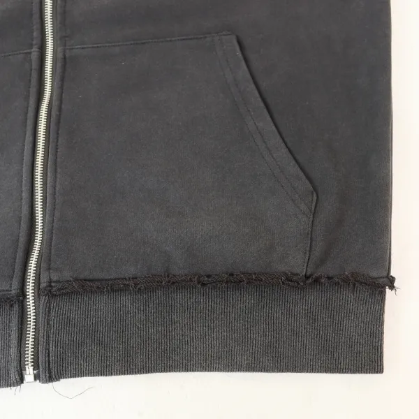 Design 8688 Washed Black Gray Shorts - 8