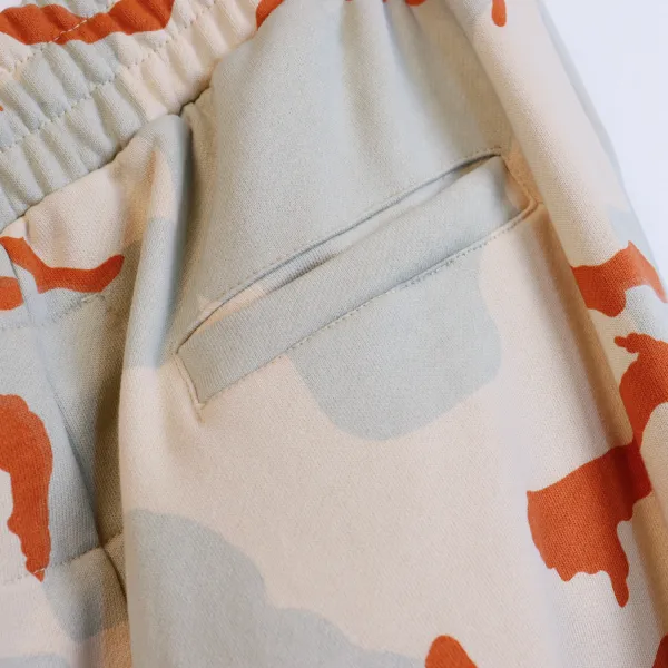 Design Camo Print Graphic Sweatpants Multicolor - 30