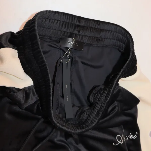 Amiri Skeleton Stripe Track Jacket Black Silver Outerwear - 15