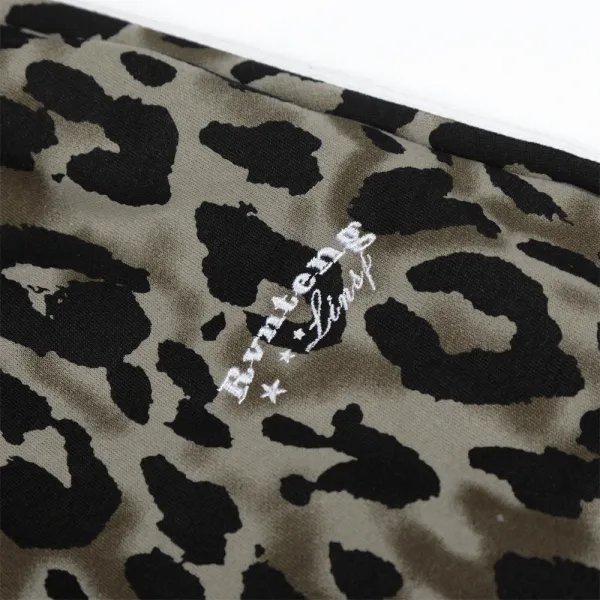 Balenciaga Leopard Print Wide-Leg Track Pants Multicolor - 7