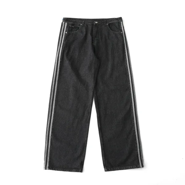 Adidas Originals Track Stripe Jeans Black - 1