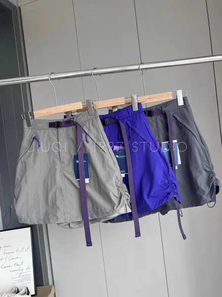 Design UXIAOYONG Functional Skirt Purple Technical Shorts - 8
