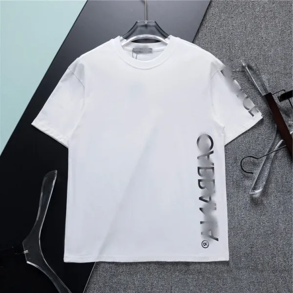 Balenciaga Logo Print White T-Shirt - 1