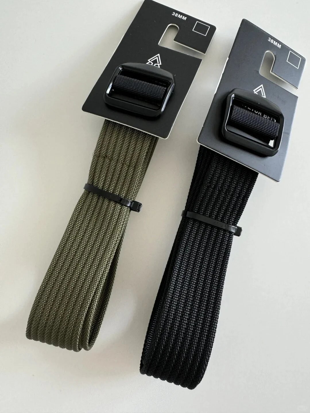 Design Conveyor Belt 38mm Olive Green Canvas Belt - 6