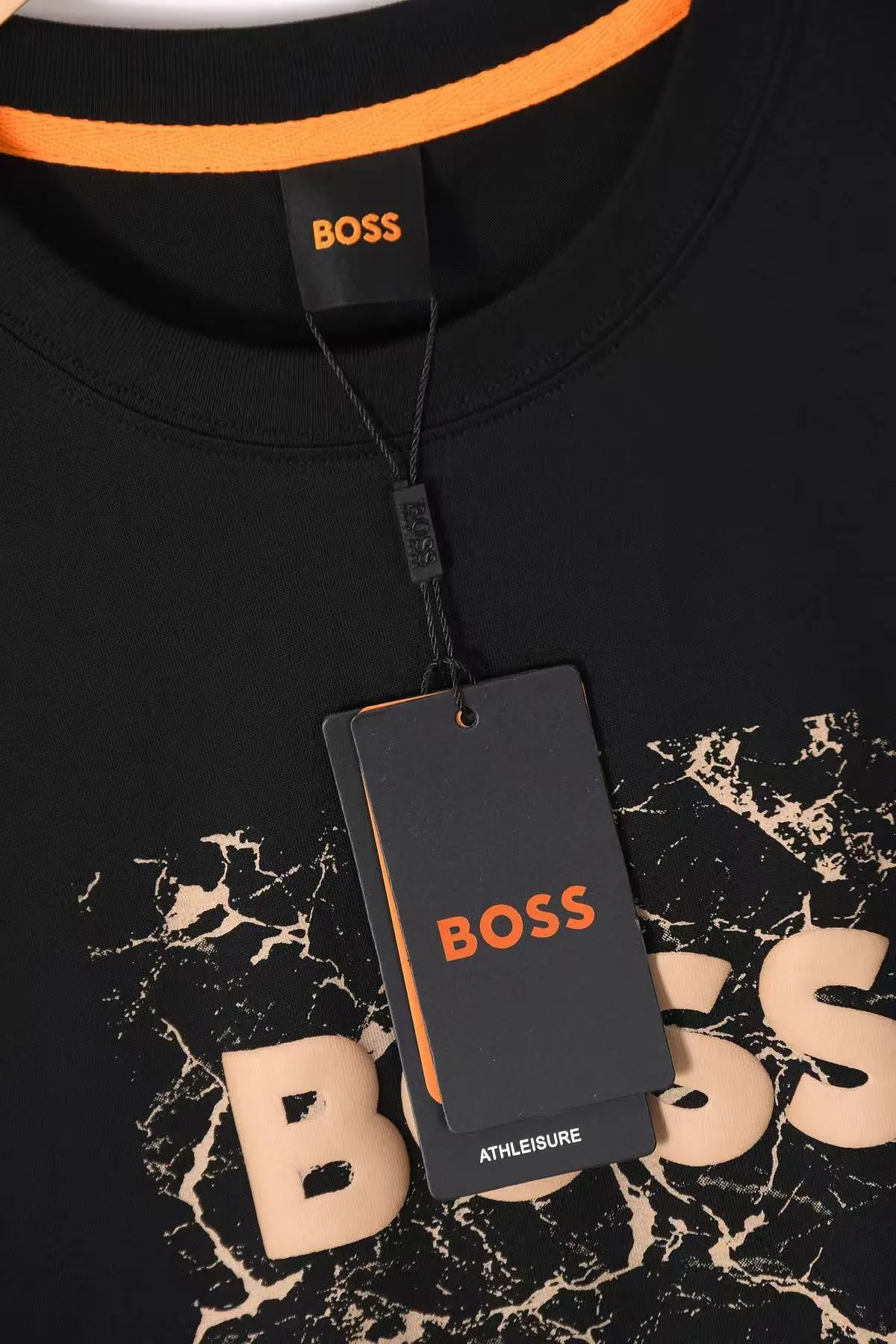 Hugo Boss Marble Logo Black T-Shirt - 8