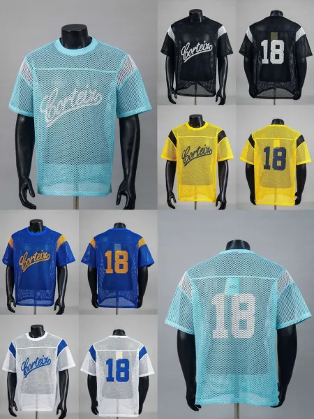 Corteiz Mesh Jersey Yellow Black Tops - 3