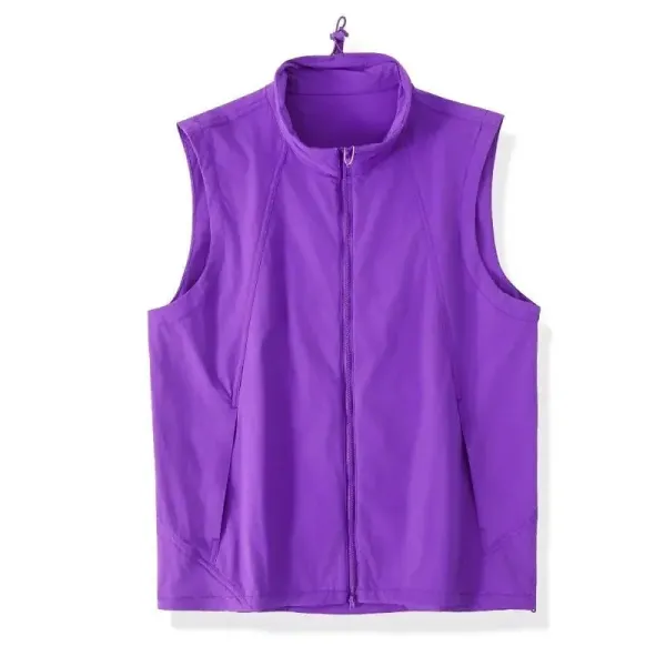 Design Lightweight Technical Vest Olive Green Vest Outerwear.vest - 12