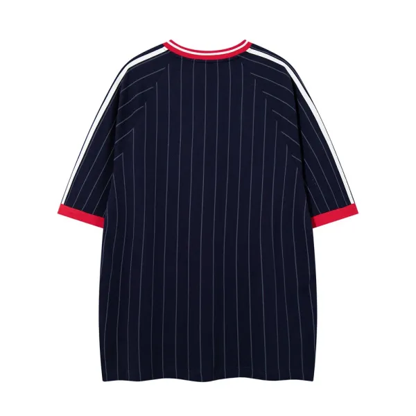 New Balance x Mourfend Football Jersey Navy Pinstripe - 4