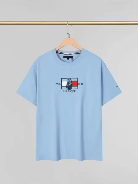 Tommy Hilfiger Established 1985 Graphic T-Shirt Light Blue - 1