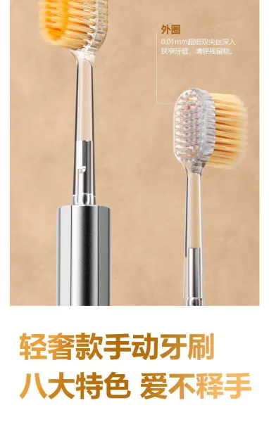 Design Minimalist Electric Toothbrush Silver Electronics - 6