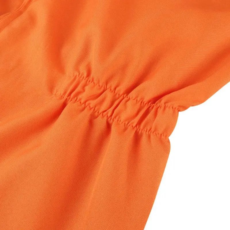 Design Orange State Prison Jumpsuit Costume Clothing - 10