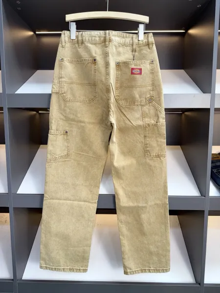 Dickies Slim Fit Washed Gray Jeans - 4