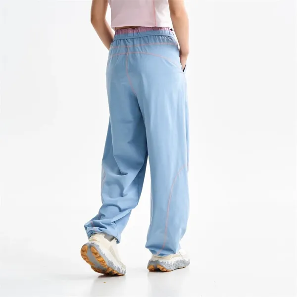 Design Baggy Cargo Pants Purple with Reflective Stitching - 22