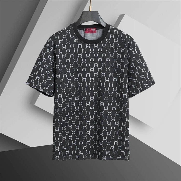 Jacquard Crew Neck T-Shirt photo 5