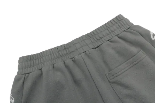 Hellstar Perforated Skull Print Shorts Black - 52