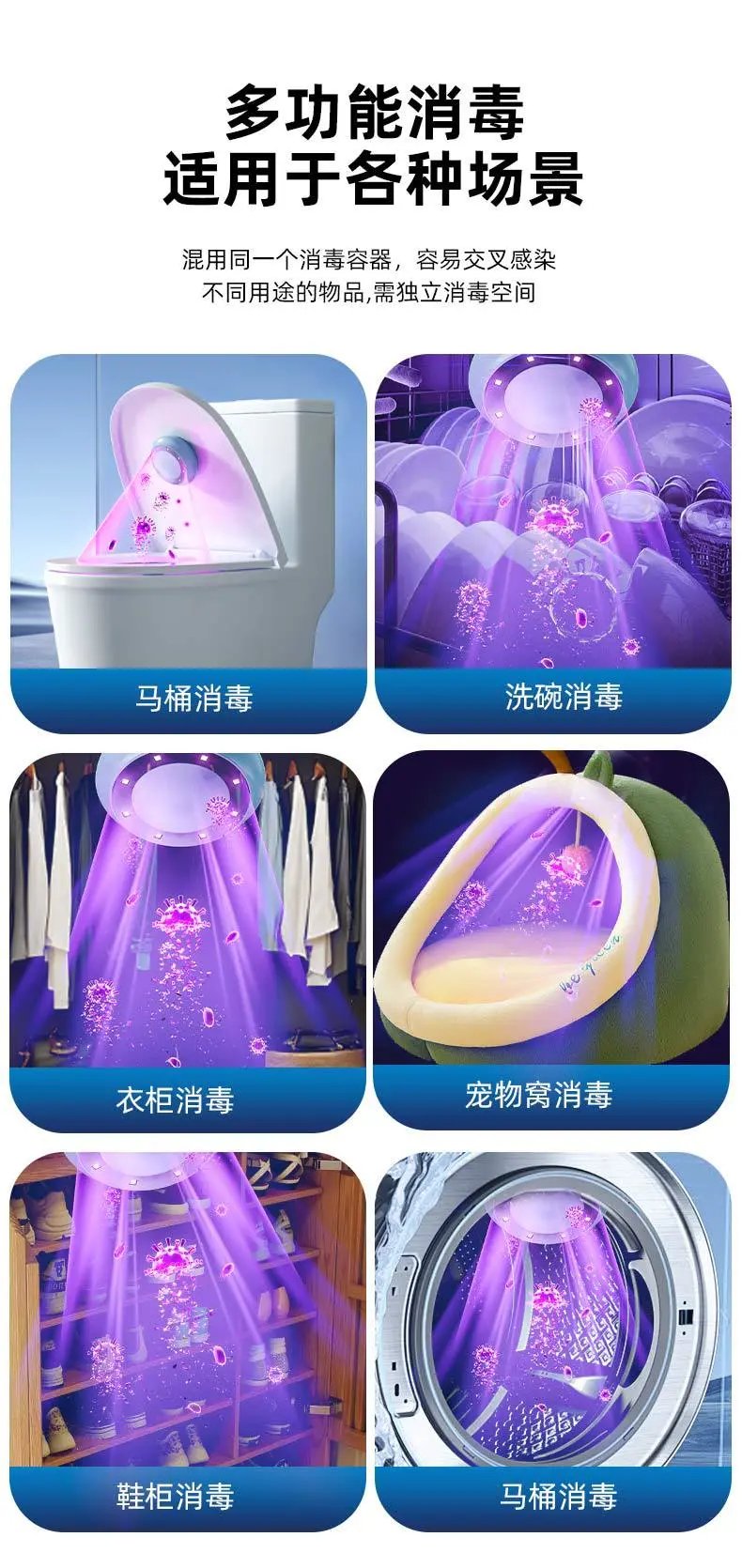 Design Circular LED Air Purifier White Electronics - 8