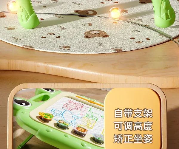 Design Frog-Shaped Magnetic Drawing Board for Kids Pink Electronics - 14