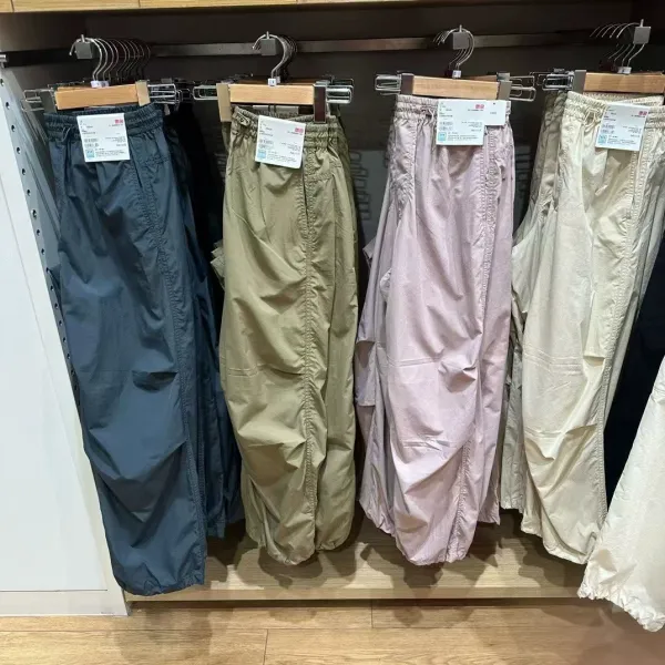 Design Cargo Pants Beige Utility Pants - 4