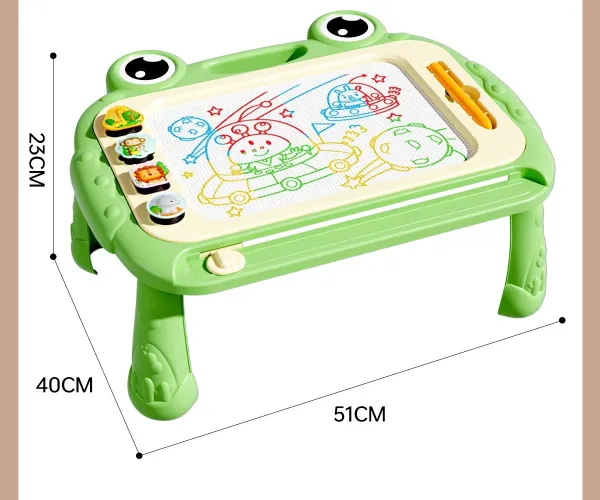 Design Frog-Shaped Magnetic Drawing Board for Kids Pink Electronics - 26