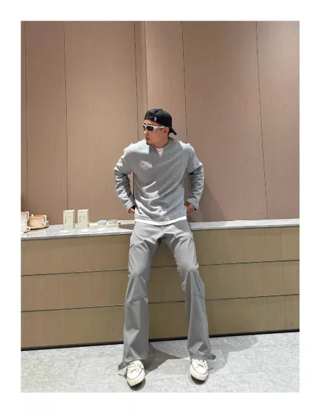Design Leavo Johnson Technical Cargo Pants Gray Pants - 7