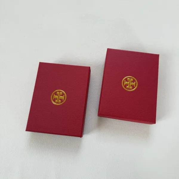 Tory Burch Horse Charm Zip Pouch Red Clutch Clutches - 5